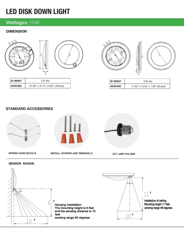 6" LED Disk Downlight - Image 6