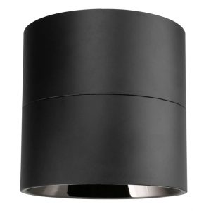LED Cylinder Light 6-Inch Black Finish 80 CRI Surface Mount (OSL-CYL-6)