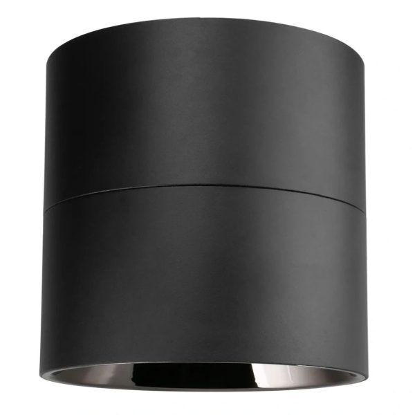 LED Cylinder Light 6-Inch Black Finish 80 CRI Surface Mount (OSL-CYL-6)