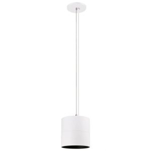 LED Cylinder Light 4-Inch White Finish 80 CRI Cable Pendant Mount (OSL-CYL-4)