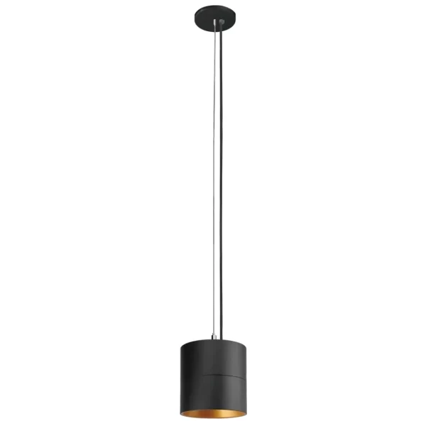 LED Cylinder Light 4-Inch Black Finish 90 CRI Cable Pendant Mount (OSL-CYL-4) - Image 4