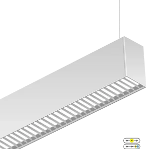 LED Zeta Linear 2.3" Louver Pendant & Surface 4FT (OSL-ZE-ITWAL)