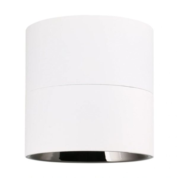 LED Cylinder Light 6-Inch White Finish 90 CRI Surface Mount (OSL-CYL-6)
