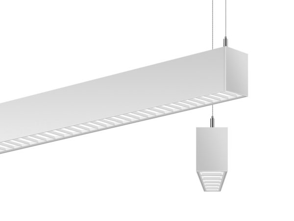 LED Zeta Linear 2.3" Louver Pendant & Surface 4FT (OSL-ZE-ITWAL) - Image 10
