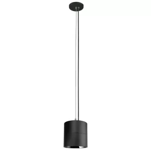 LED Cylinder Light 6-Inch Black Finish 80 CRI Cable Pendant Mount (OSL-CYL-6)