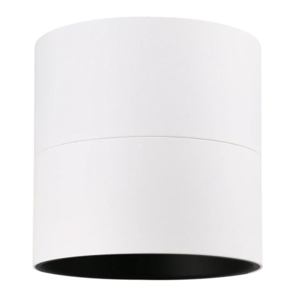 LED Cylinder Light 4-Inch White Finish 80 CRI Surface Mount (OSL-CYL-4)