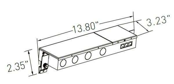 LED T-grid Linear Remote LED Driver Only (Required for LED T-grid Linear Light)