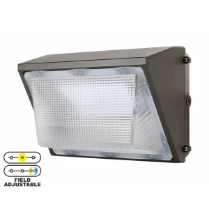 LED Semi-Cutoff Wall Pack Wattage & CCT Adjustable 4,047-12,123 Lumen (OSL-MWP08)