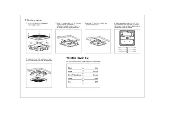 LED Slim Canopy Square Fixed Wattage (OSL-MCP05) - Image 10