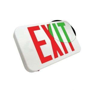 Compact Thermoplastic Exit Sign EZRXTEU2RG Field Selectable (OSL-EZRXTEU2RG)
