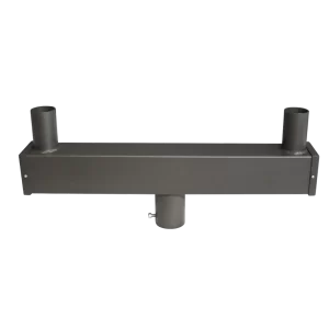 180 Degree Double Square Bullhorn 24" Spread with 2-3/8" O.D. Tenon