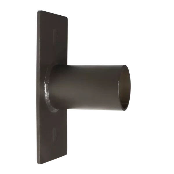 Horizontal Wall/Square Pole Mount Tenon Bracket with 2-3/8" O.D. Tenon