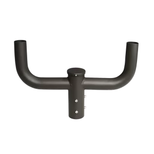 180 Degree Double Round Bullhorn 20.5" Spread with 2-3/8" O.D. Tenon