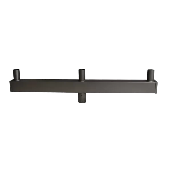 180 Degree Triple Square Bullhorn 24" Spread with 2-3/8" O.D. Tenon