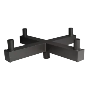 90 Degree Quad Square Bullhorn 35" Spread with 2-3/8" O.D. Tenon