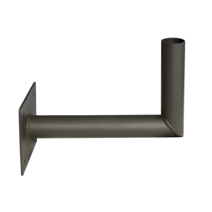 Angled Wall Mount Tenon Bracket with 2-3/8" O.D. Tenon