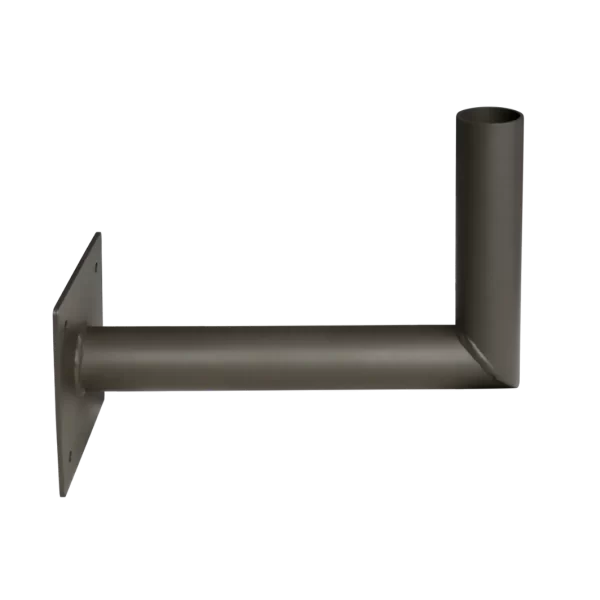 Angled Wall Mount Tenon Bracket with 2-3/8" O.D. Tenon